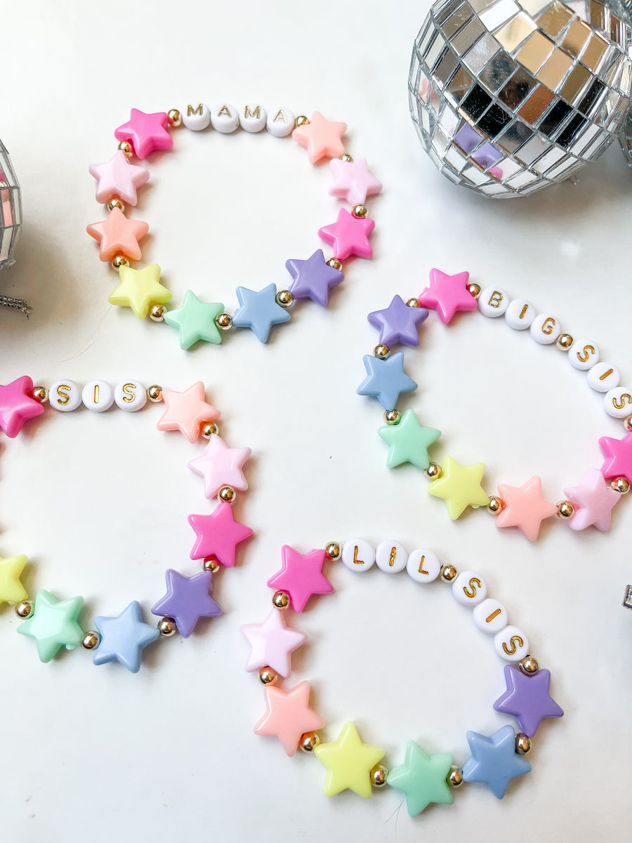 Pastel Star Bracelet – Feather and Cove