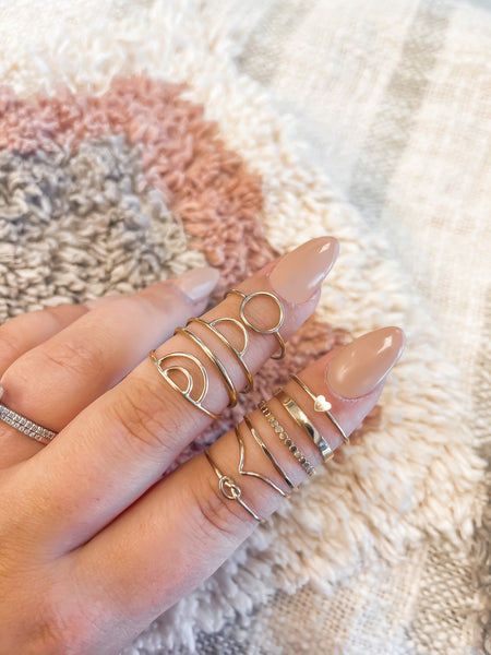 Dainty 14k Gold Filled Rings