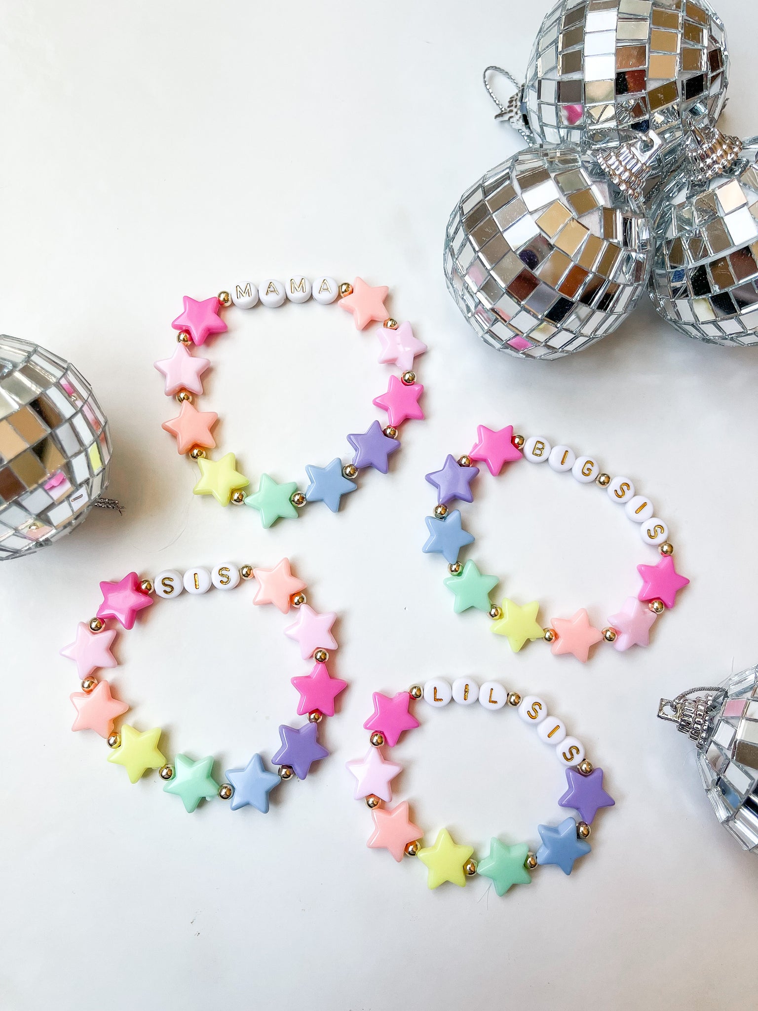 Pastel Star Bracelet – Feather and Cove
